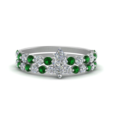 shared-prong-marquise-engagement-and-wedding-ring-set-with-emerald-in-FDENS3023MQGEMGR-NL-WG