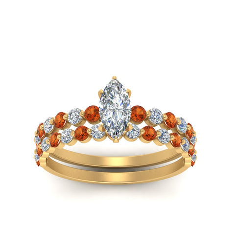 shared-prong-marquise-engagement-and-wedding-ring-set-with-orange-sapphire-in-FDENS3023MQGSAOR-NL-YG