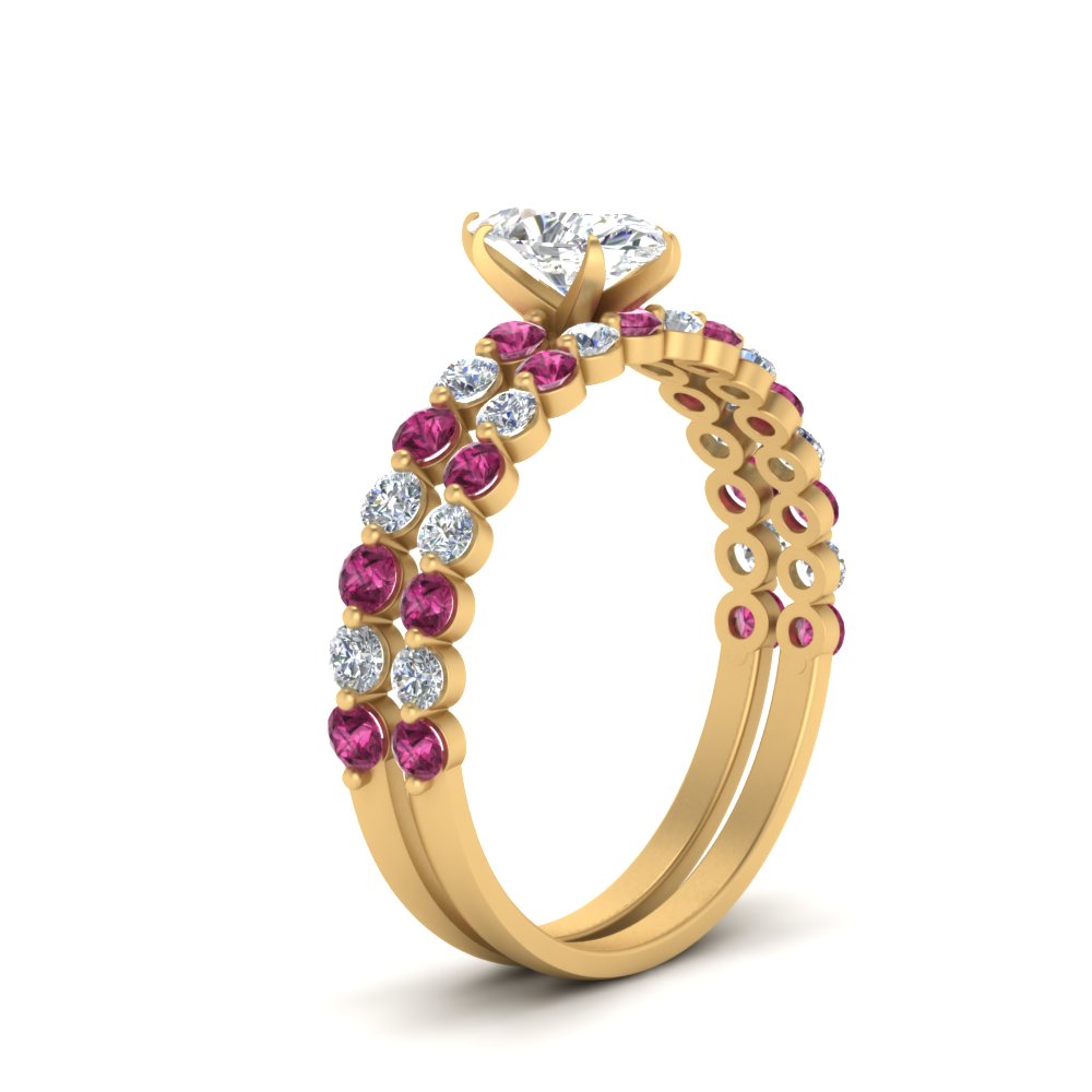 shared-prong-marquise-engagement-and-wedding-ring-set-with-pink-sapphire-in-FDENS3023MQGSADRPI-NL-YG