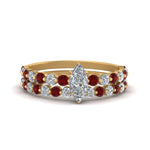 Load image into Gallery viewer, shared-prong-marquise-engagement-and-wedding-ring-set-with-ruby-in-FDENS3023MQGRUDR-NL-YG
