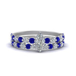 Load image into Gallery viewer, shared-prong-marquise-engagement-and-wedding-ring-set-with-sapphire-in-FDENS3023MQGSABL-NL-WG
