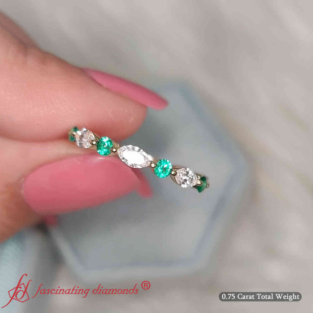 shared-prong-marquise-stacking-emerald-ring-in-yellow-gold-fd9403-sr-fancyhand-nl-yg.jpg