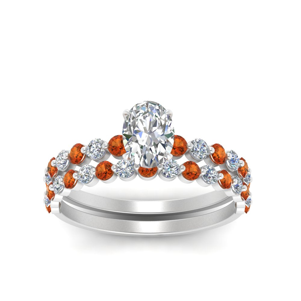 shared-prong-oval-engagement-and-wedding-ring-set-with-orange-sapphire-in-FDENS3023OVGSAOR-NL-WG