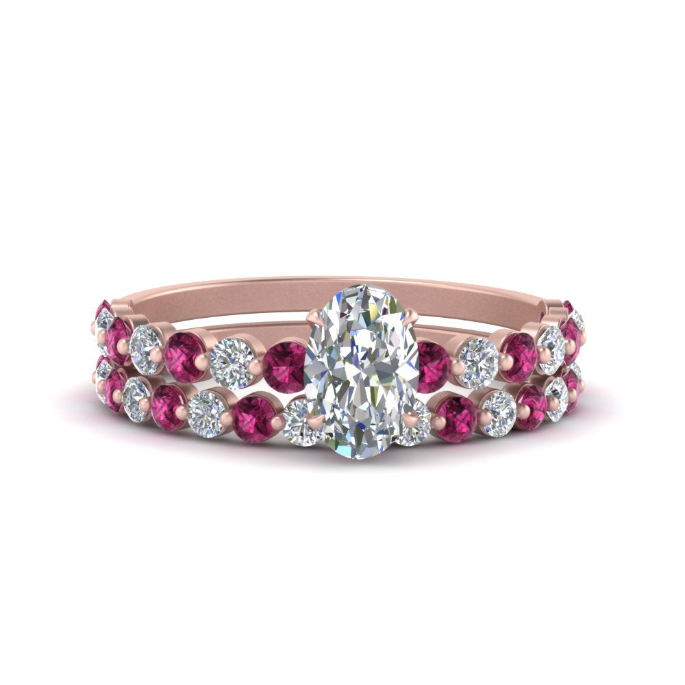 shared-prong-oval-engagement-and-wedding-ring-set-with-pink-sapphire-in-FDENS3023OVGSADRPI-NL-RG
