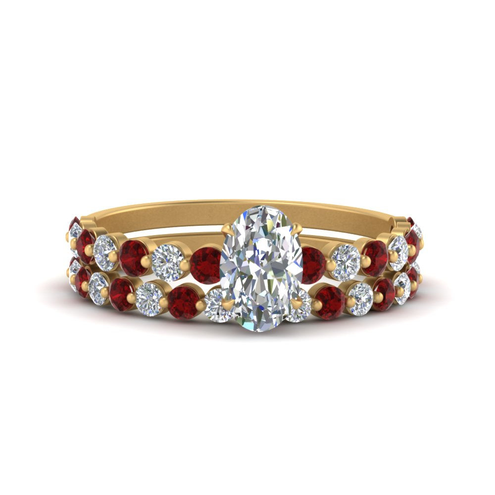 shared-prong-oval-engagement-and-wedding-ring-set-with-ruby-in-FDENS3023OVGRUDR-NL-YG