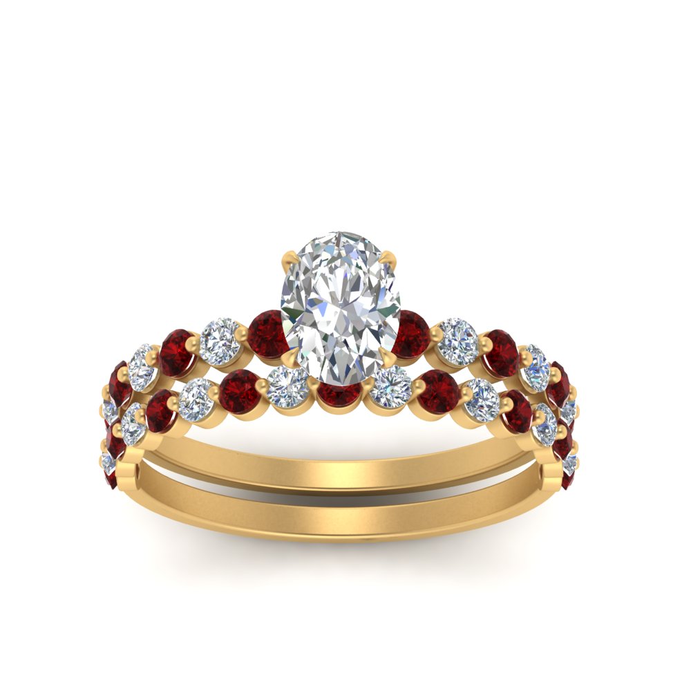 shared-prong-oval-engagement-and-wedding-ring-set-with-ruby-in-FDENS3023OVGRUDR-NL-YG