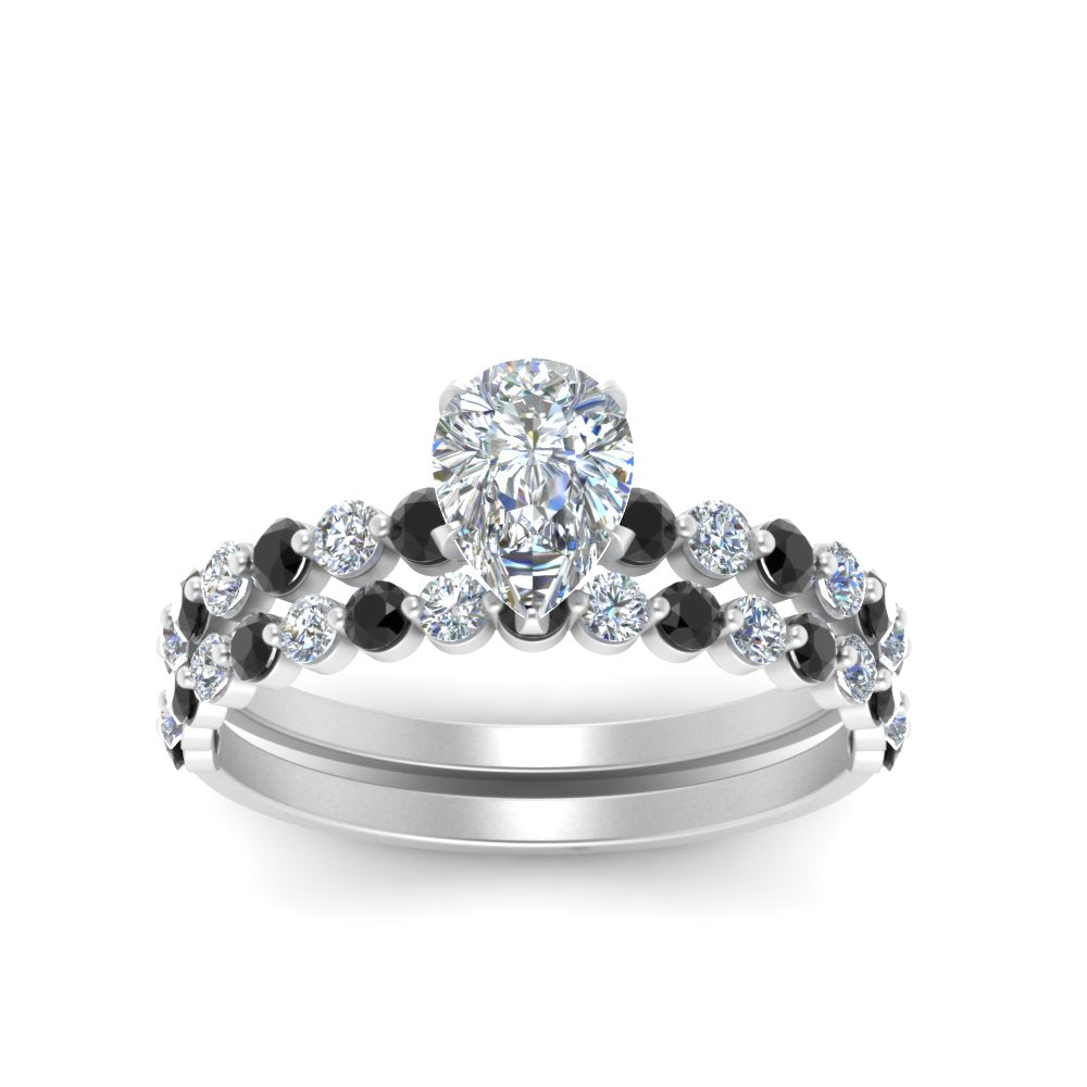 shared-prong-pear-engagement-and-wedding-ring-set-with-black-diamond-in-FDENS3023PEGBLACK-NL-WG