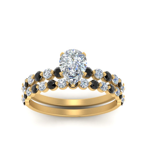 shared-prong-pear-engagement-and-wedding-ring-set-with-black-diamond-in-FDENS3023PEGBLACK-NL-YG