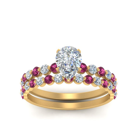 shared-prong-pear-engagement-and-wedding-ring-set-with-pink-sapphire-in-FDENS3023PEGSADRPI-NL-YG