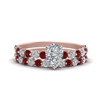 Load image into Gallery viewer, shared-prong-pear-engagement-and-wedding-ring-set-with-ruby-in-FDENS3023PEGRUDR-NL-RG
