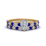 Load image into Gallery viewer, shared-prong-pear-engagement-and-wedding-ring-set-with-sapphire-in-FDENS3023PEGSABL-NL-YG
