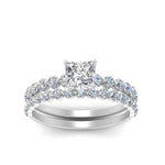 Load image into Gallery viewer, shared-prong-princess-cut-engagement-and-wedding-ring-set-in-FDENS3023PR-NL-WG
