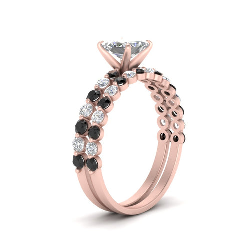 shared-prong-princess-cut-engagement-and-wedding-ring-set-with-black-diamond-in-FDENS3023PRGBLACK-NL-RG