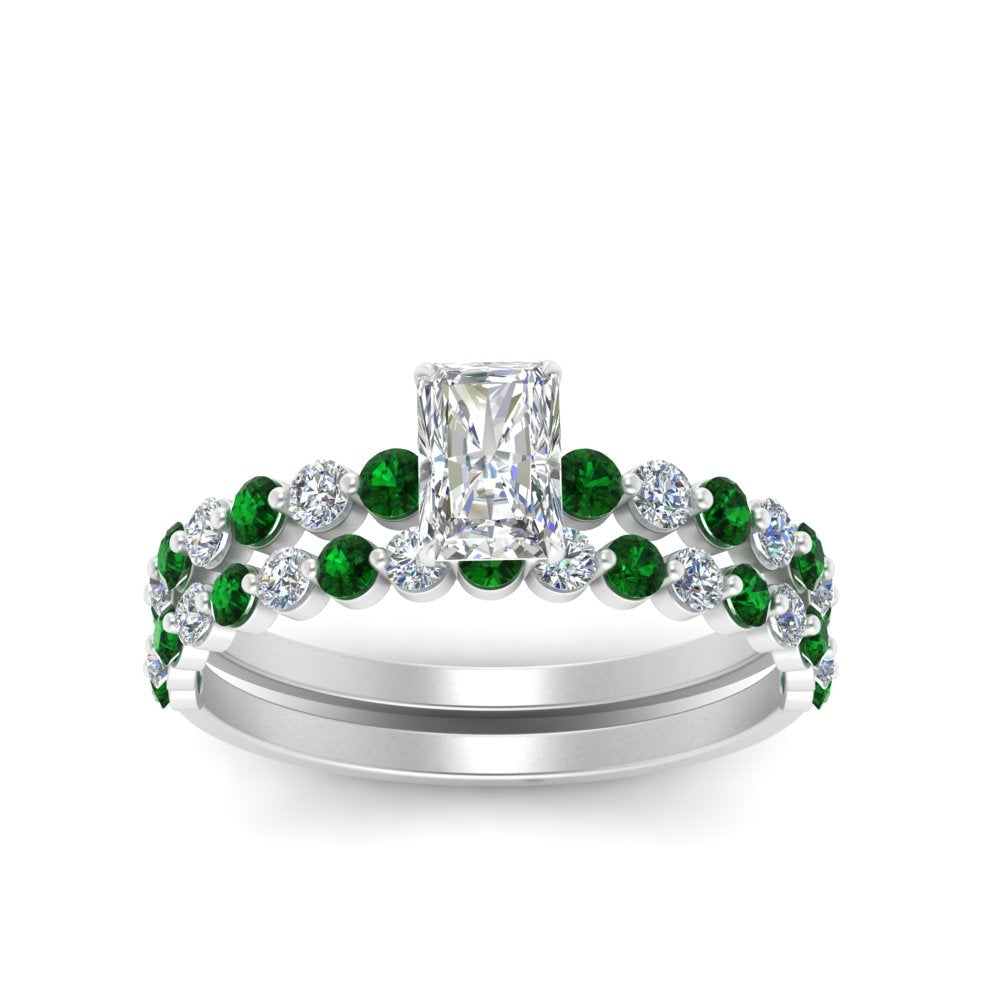 shared-prong-radiant-engagement-and-wedding-ring-set-with-emerald-in-FDENS3023RAGEMGR-NL-WG
