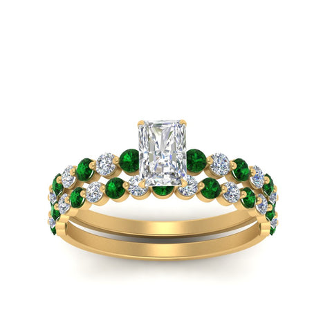 shared-prong-radiant-engagement-and-wedding-ring-set-with-emerald-in-FDENS3023RAGEMGR-NL-YG