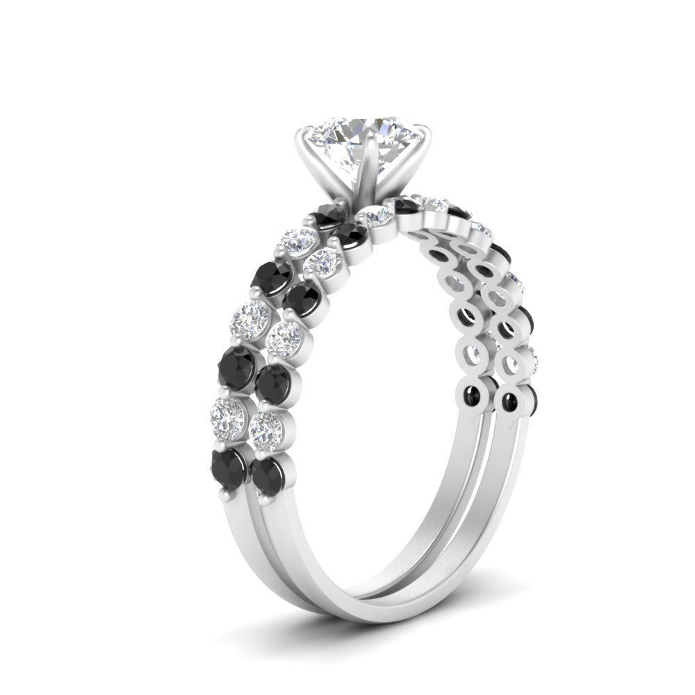 shared-prong-round-engagement-and-wedding-ring-set-with-black-diamond-in-FDENS3023ROGBLACK-NL-WG