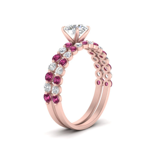 shared-prong-round-engagement-and-wedding-ring-set-with-pink-sapphire-in-FDENS3023ROGSADRPI-NL-RG