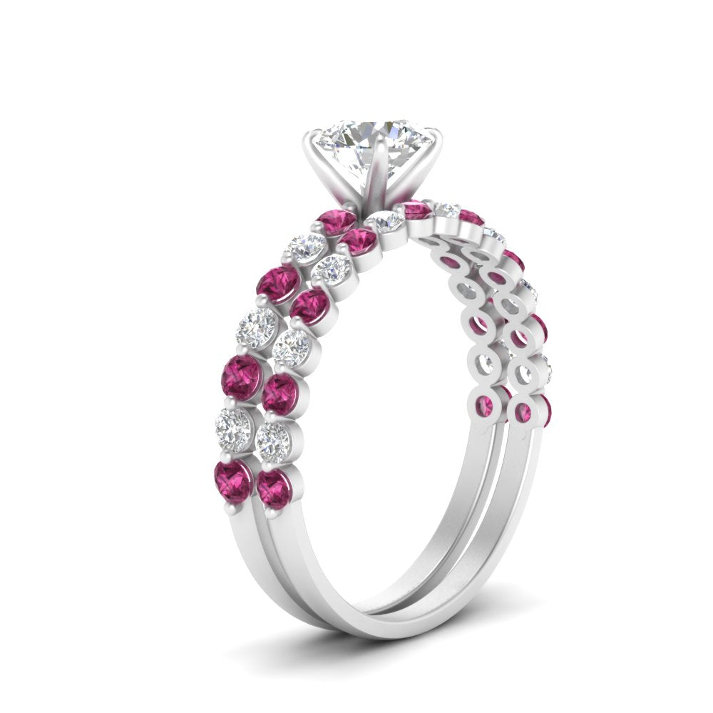 shared-prong-round-engagement-and-wedding-ring-set-with-pink-sapphire-in-FDENS3023ROGSADRPI-NL-WG