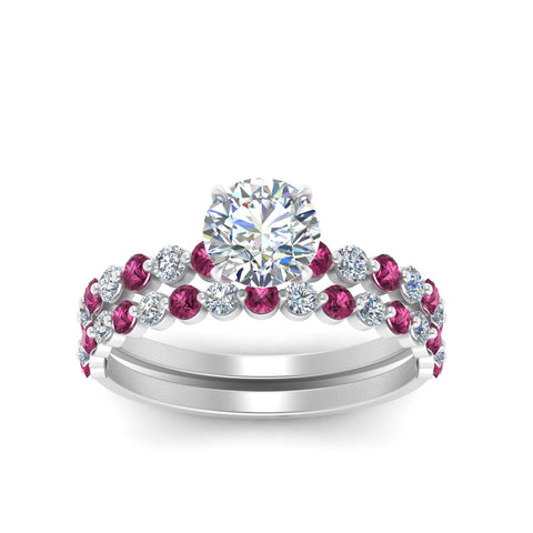 shared-prong-round-engagement-and-wedding-ring-set-with-pink-sapphire-in-FDENS3023ROGSADRPI-NL-WG