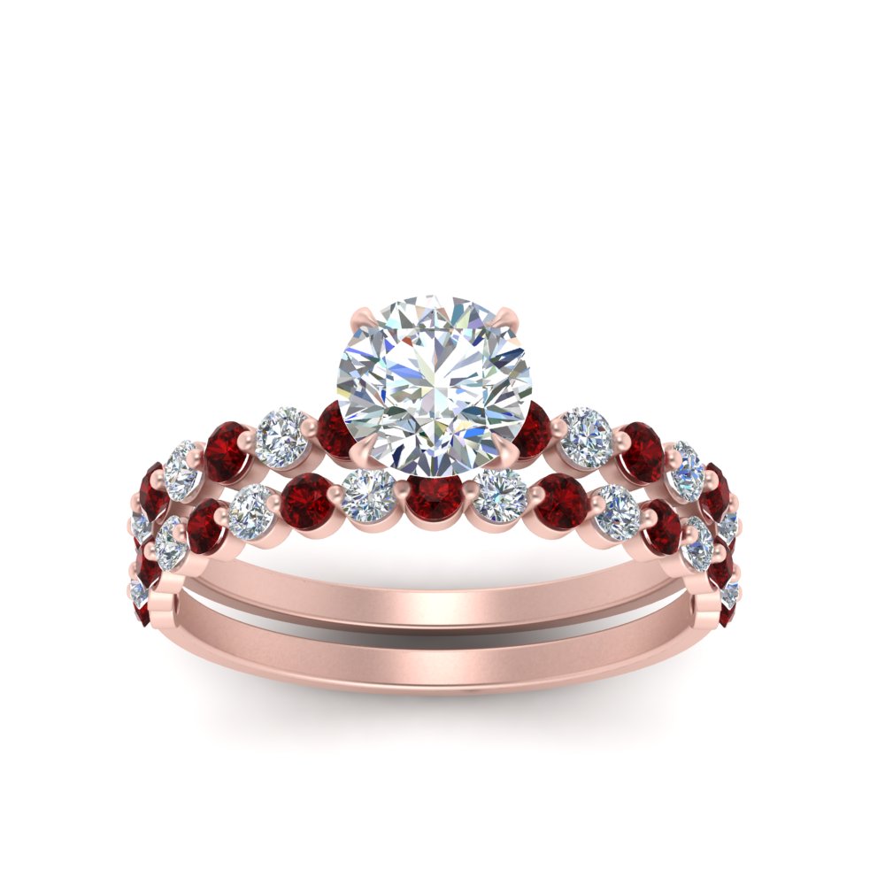 shared-prong-round-engagement-and-wedding-ring-set-with-ruby-in-FDENS3023ROGRUDR-NL-RG