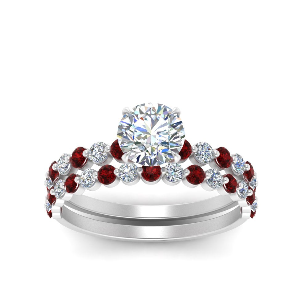 shared-prong-round-engagement-and-wedding-ring-set-with-ruby-in-FDENS3023ROGRUDR-NL-WG
