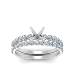 Load image into Gallery viewer, shared-prong-semi-mount-engagement-and-wedding-ring-set-in-FDENS3023SM-NL-WG
