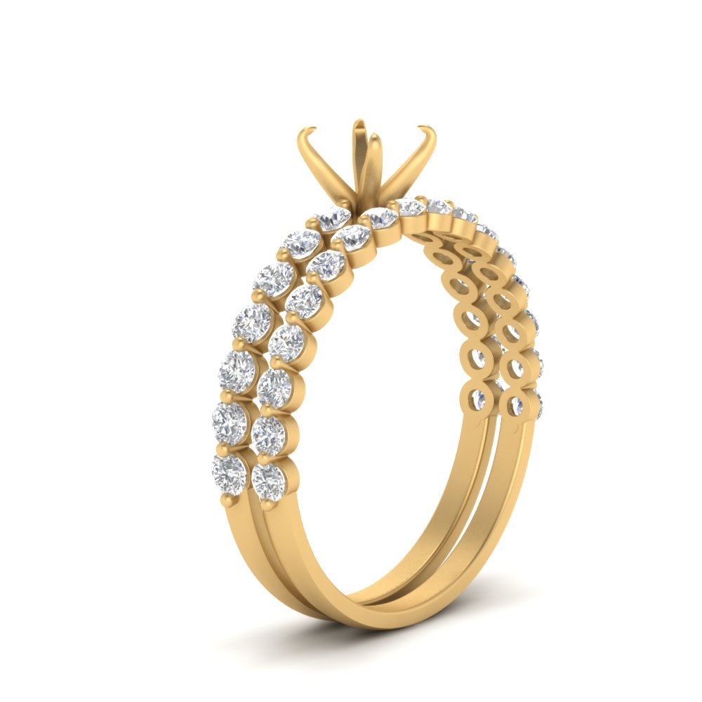 shared-prong-semi-mount-engagement-and-wedding-ring-set-in-FDENS3023SM-NL-YG
