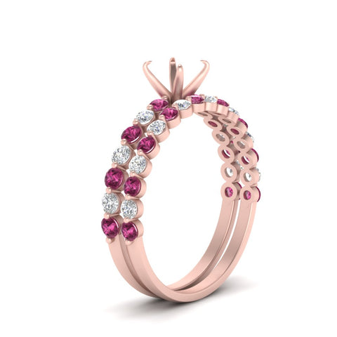 shared-prong-semi-mount-engagement-and-wedding-ring-set-with-pink-sapphire-in-FDENS3023SMGSADRPI-NL-RG