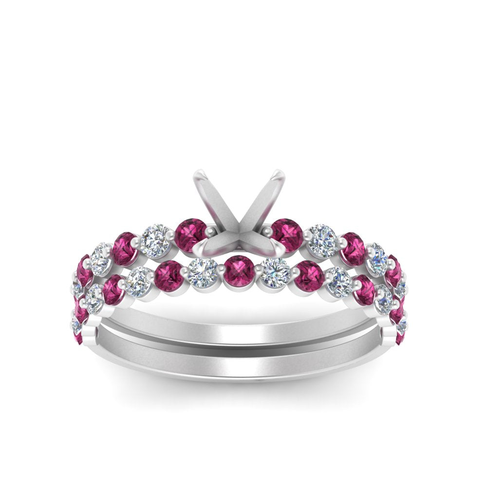 shared-prong-semi-mount-engagement-and-wedding-ring-set-with-pink-sapphire-in-FDENS3023SMGSADRPI-NL-WG