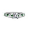 Load image into Gallery viewer, shared-prong-thin-asscher-engagement-ring-with-emerald-in-FDENS3023ASRGEMGR-NL-WG
