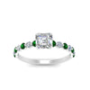 Load image into Gallery viewer, shared-prong-thin-asscher-engagement-ring-with-emerald-in-FDENS3023ASRGEMGR-NL-WG