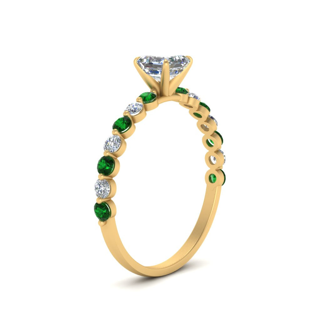 shared-prong-thin-asscher-engagement-ring-with-emerald-in-FDENS3023ASRGEMGR-NL-YG