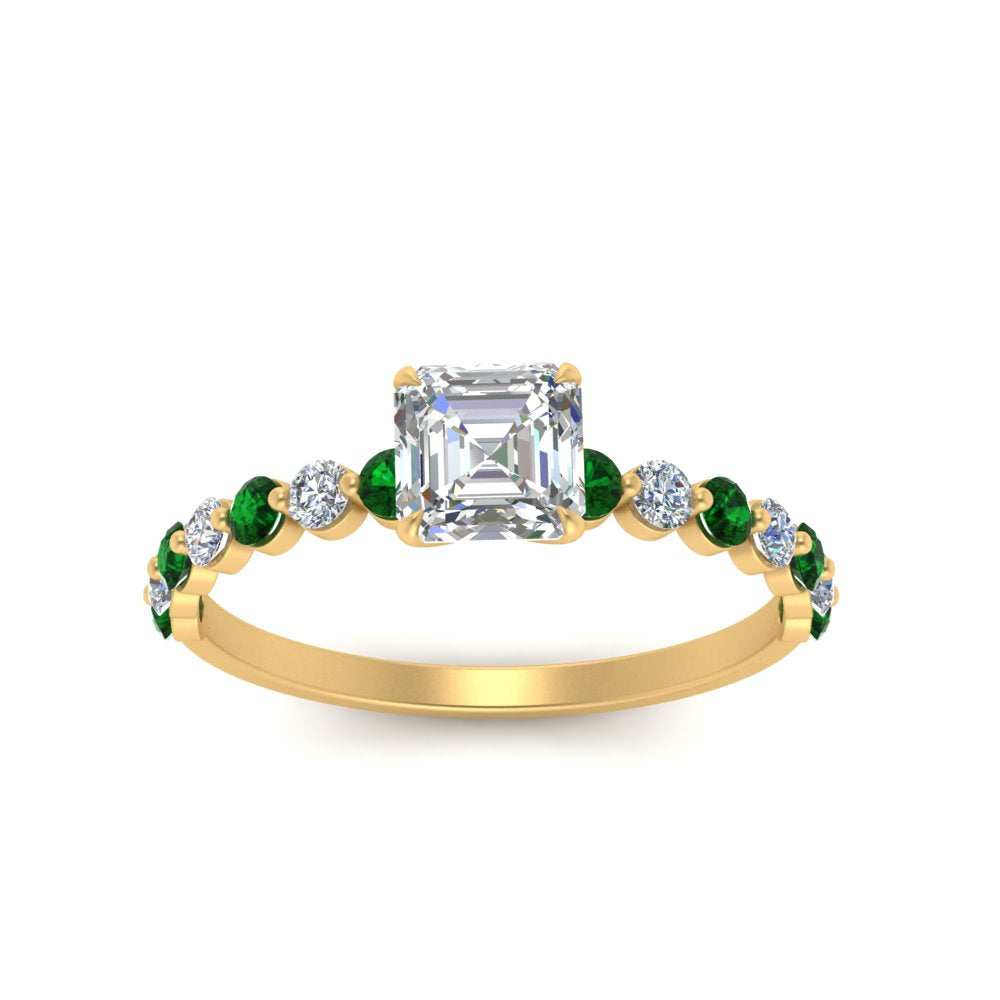 shared-prong-thin-asscher-engagement-ring-with-emerald-in-FDENS3023ASRGEMGR-NL-YG