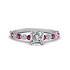 Load image into Gallery viewer, shared-prong-thin-asscher-engagement-ring-with-pink-sapphire-in-FDENS3023ASRGSADRPI-NL-WG