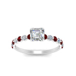 Load image into Gallery viewer, shared-prong-thin-asscher-engagement-ring-with-ruby-in-FDENS3023ASRGRUDR-NL-WG
