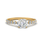 Load image into Gallery viewer, shared-prong-thin-cushion-engagement-ring-in-FDENS3023CUR-NL-YG
