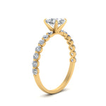 Load image into Gallery viewer, shared-prong-thin-cushion-engagement-ring-in-FDENS3023CUR-NL-YG
