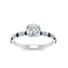 Load image into Gallery viewer, shared-prong-thin-cushion-engagement-ring-with-black-diamond-in-FDENS3023CURGBLACK-NL-WG