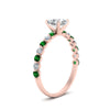 Load image into Gallery viewer, shared-prong-thin-cushion-engagement-ring-with-emerald-in-FDENS3023CURGEMGR-NL-RG