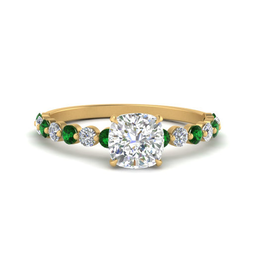 shared-prong-thin-cushion-engagement-ring-with-emerald-in-FDENS3023CURGEMGR-NL-YG