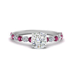Load image into Gallery viewer, shared-prong-thin-cushion-engagement-ring-with-pink-sapphire-in-FDENS3023CURGSADRPI-NL-WG
