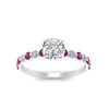 Load image into Gallery viewer, shared-prong-thin-cushion-engagement-ring-with-pink-sapphire-in-FDENS3023CURGSADRPI-NL-WG