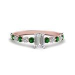 Load image into Gallery viewer, shared-prong-thin-emerald-cut-engagement-ring-with-emerald-in-FDENS3023EMRGEMGR-NL-RG
