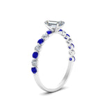 Load image into Gallery viewer, shared-prong-thin-emerald-cut-engagement-ring-with-sapphire-in-FDENS3023EMRGSABL-NL-WG
