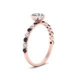 Load image into Gallery viewer, shared-prong-thin-heart-engagement-ring-with-black-diamond-in-FDENS3023HTRGBLACK-NL-RG

