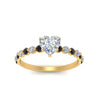 Load image into Gallery viewer, shared-prong-thin-heart-engagement-ring-with-black-diamond-in-FDENS3023HTRGBLACK-NL-YG