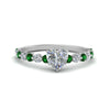 Load image into Gallery viewer, shared-prong-thin-heart-engagement-ring-with-emerald-in-FDENS3023HTRGEMGR-NL-WG