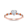 Load image into Gallery viewer, shared-prong-thin-heart-engagement-ring-with-orange-sapphire-in-FDENS3023HTRGSAOR-NL-RG