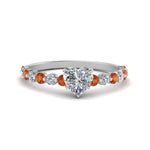 Load image into Gallery viewer, shared-prong-thin-heart-engagement-ring-with-orange-sapphire-in-FDENS3023HTRGSAOR-NL-WG

