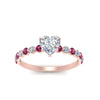 Load image into Gallery viewer, shared-prong-thin-heart-engagement-ring-with-pink-sapphire-in-FDENS3023HTRGSADRPI-NL-RG